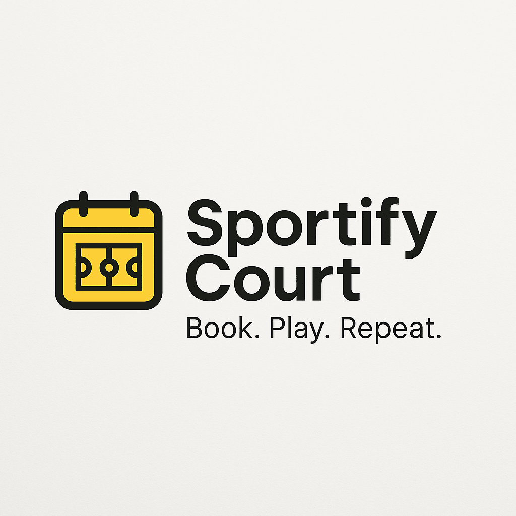 Screenshot of Sportify Court App project showing the main interface